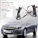 Front Left Driver Side 2 Pins Power Window Regulator with Motor Assembly Compatible for Chevrolet Cruze 2012-2015 Cruze Limited 2016, Replacement 751-739
