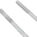 Hot-dip Galvanized Zinc Square U Bolt Kit for Boat Trailer Axle Leaf Springs, for 2x2 Axle - 4 3/4" Long,2 inch Wide Square U-Bolts with Nuts and Frame Plate for Trailer Automobiles Trailer.