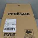 Pyle 400W Portable Bluetooth PA Loudspeaker - 8 Subwoofer System, 4 Ohm/55-20kHz, USB/MP3/FM Radio/  Mic Inputs, Multi-Color LED Lights, Built-in Rechargeable Battery w/ Remote Control -PPHP844B