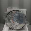 TokeShimi 20 x 20 Round Medicine Cabinet with Mirror, Black Circle Medicine Cabinet for Bathroom with Metal Frame, Detachable Shelves, Shatterproof, Surface Mount Only