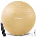 Trideer Exercise Ball, Nature Themed Yoga Ball, Easily Inflated Ball Chair, for Workout, Stability, Balance, Physical Therapy & Pregnancy, Quick Pump Included