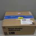 Display By Jack Rolling Storage Cart 10 Drawer Organizer with White Drawers, Slim 36" Chrome Frame, Locking Wheels, and Top Shelf for Office, Classroom, Bathroom, or Craft Storage