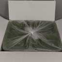 50 Pack (100-Piece) 32 oz Meal Prep Containers Reusable with Lids 3-Compartment, To Go Take Out Plastic Food Storage Containers, Sturdy Leakproof Food Safe, Microwave Freezer Dishwasher Safe, Green