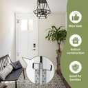 Butterfly Spring Hinge Door Closer, Self-Closing Door Hinges, Fit for Most Door Butt Hinge Pins Such as Closet Doors, Cabinet Doors, Bedroom Doors, Bathroom Doors,Storage Room Doors, 6 Packs