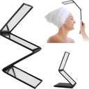 Foldable Makeup Mirror Multi Angle Folding 4 Way Mirrors for Self Hair Cutting