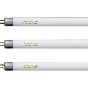 Celiwace T5 10.0 UVB Reptile Light Bulb 22 inch, Desert Reptile UVB Bulb 24W, for Lizards, Bearded Dragons, Chameleons