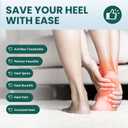 Welnove Gel Heel Protector Cups, Inserts Pads for Women Men, Plantar Fasciitis, Heels Spur Pain Relief, Achilles Tendonitis Dry Cracked Heel Support Cushion Black (W 4.5-9 / M 5-8)