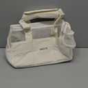 Dog Purse Carrier for Small Dogs Rabbit cat with Large Pockets, Cotton Bag, Dog Carrier Soft Sided, Collapsible Travel Puppy Carrier (Beige Breathable, 13.6" L x 6.5" W x 10.0" H)