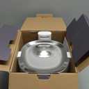 Cheerble Pumpless Cat Water Elfin Fountain, Wireless Pet Fountain Battery Operated, 2L/67oz E1+ Automatic Water Dispenser Cats & Dogs MagDrive Technology Stainless Steel Tray, No Cleaning Hassle (Cordless | Standard, White)