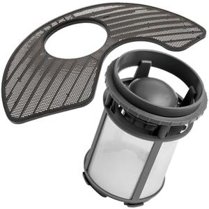 BigHead W10872845 Dishwasher Pump Filter Cup & WPW10463906 Screen Filter Compatible with Whirlpool Kenmore KitchenAid Dishwasher Replaces AP6030094 PS11759673 W10393351 AP6021820 PS11755148 2312301