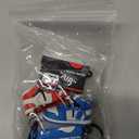 [2Pack] Gedicht for Apple Airpods 4th Generation Case Cover(2024), Cute Cartoon Shoe Box Soft Silicone Protective Cases for Airpods 4 Case with Keychain for Women MenRed+Blue