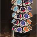 40x Pods Capacity K Cup Holders,K Cup Holder, K Cups Holder,K Cup Carousel, Coffee Pods Holder Storage Organizer Stand, No Assembly Required, Black (Deluxe Version,40 Pods Capacity)