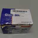 Fits on 1/2" glass 0.39" -0.47" Glass door lock Stainless Steel Glass Door Lock Floor Latch Lock Bolt Ground Lock for Bathroom Toilet Shop Glass Doors (102-E/Silver)