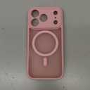 MOCCA Magnetic for iPhone 17 Pro Case, (Compatible with Magsafe) (16FT Military Grade Protection) Full Camera Protection Anti-Fingerprint Slim Translucent Matte Phone Cover 6.3",Pink