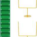 3 PCS Metal Football Goal Post Decoration Football Table Decor Football Field Goal Post Decoration Football Table Decorations for Football Theme Birthday Party Supplies