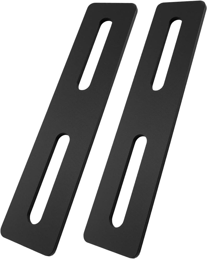 Steel Ditch Light Bracket Extension Compatible with Most Ditch Light Brackets, LED Ditch Light Mounting Bracket Extension Kit Fits for SUV Trucks Off-Road Vehicles, Black, 2 Pieces