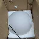 Mobestech Wall Light Modern Globe Lampshade LED Wall Sconce with Pull Chain Swith for Home Living Room Bathroom Staircase Hallway