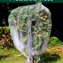 Wohohoho Garden Insect Mesh Netting 10ft x 64ft (3m x 20m), 1mm Ultra Fine Plant Covers for Garden Protection. Mosquito Net Pest Barrier for Vegetables Fruits Greenhouse Row Cover Raised Bed Barrier