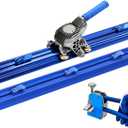 87 Inch Manual Tile Cutter, for Large format Ceramic Porcelain Tiles, Professional Porcelain Slab Cutting Machine with Double Rails Design Table Tile Cutter Hand Tools, 150*16*18cm