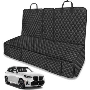 Dog Car Seat Cover for Back Seat Compatible with BMW X3 X5 X1 X2 X4 3 5 4 Series 328i 320i 330i 528i 540i Accessories 2000-2026, Waterproof Non-Slip Pet Bench Backseat Covers