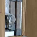 Asgolion Side Table with Charging Station, Skinny Nightstand with USB Ports and Outlets, 3 Tier Narrow End Table with Storage for Bedroom, Living Room, Office, Black