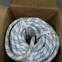 findmall 5/8in Rope 150ft 11250 Lbs Double Braid Polyester Pulling Rope Bull Rope for Pulling Trees Arborist Rope 5/8