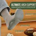 High Arch Support Inserts for Men & Women  Heavy Duty Insoles for Flat Feet, Orthotics for Plantar Fasciitis, Work Boots, Standing All Day & Heel Pain Relief S - Men 8.5/Women 9.5