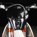 CHANGCHENG Dirt Bike Headlight Led66W 3000lm Universal Motorcycle LED Headlight KitPit Bike Headlight for Most Pit Dirt Bike Motorcycle Enduro ATV Scooters-Black