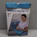 Comfytemp Weighted Heating Pad for Period & Back, 2.2lb FSA Eligible Menstrual Heated Pad, Birthday Gifts for Mom/Women/Wife, 12" x 24" HSA Electric Heat Pad with 9 Heat Level for Neck Shoulder, Red