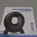 TV Antenna Indoor for Local Channels, 2025 Long Range Antenna for Smart TV 360° Reception, Digital TV Antennas for All Smart/ Old TVs, Supports 4K 1080P HD VHF UHF