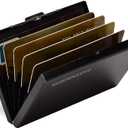 EASTNIGHTS RFID Credit Card Holder Metal Wallet Slim Credit Card Case Protector Business Card Holder for Men or Women
