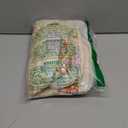 3Pcs Cotton Quilted Makeup Bag for Women Girls, Large Floral Cosmetic Bag Set Cute Makeup Brushes Aesthetic Accessories Storage Bag Travel Toiletry Bag Organizer for Women