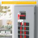 Joinfworld Generator Interlock Kit Compatible with ITE, Murray, Gould, Thomas, Siemens and Betts, 150 or 200 Amp Panels, 1 1/4 Inches Spacing Between Main and Generator Breaker