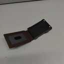 Wallet for Men RFID Wallet with 2 ID Windows & Money Clip, Slim Pop Up Card Holder for 10-12 Cards, Bifold Minimalist Smart Wallet for Front Pocket, Compact Metal Credit Card Holder, Gifts for Men (Coffee)