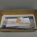 WOPITUES Floating Shelves with Gold Metal Guardrail, Shelves for Wall Decor Set of 3, Wall Shelves for Bedroom, Bathroom, Kitchen, Living Room, Plants, Picture Frames, Art- Black and Gold (15.7 inch)