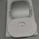 Height Adjustable Lighted Makeup Mirror with Lights and Magnification, 1X 20X Magnifying Mirror with Light 4000mAh Rechargeable, Tray Base and Phone Stand for Desk, Gifts for Women (White)