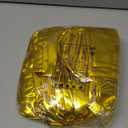 Babenest Spandex Chair Sashes Bows 30PCS Premium Stretch Chair Cover Band with Buckle Slider Universal Elastic Chair Ties for Wedding Party Ceremony Reception Banquet Decoration (Metallic Gold)