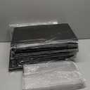 12 Pack Stackable Shoe Storage Organizer with Magnetic Door, Shoe Boxes Clear Black Plastic for Closet, Shoe Rack for Sneaker Boot Container, Shoe Cabinet Fit up to US Size 12