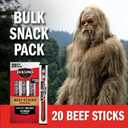 Jack Link's Beef Sticks, Original - Protein Snack, Meat Stick with 6g of Protein, Meat Snack Sticks Made with 100% Beef, Keto Friendly, Individually Wrapped - 0.92 Oz. (20 Count)