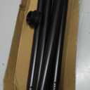 Shower Curtain Rod Adjustable 43-78 inch, 1"Diameter Spring Tension Curtain Rod No Drill, Anti-Rust Non-Slip Shower Rod, Black Shower Curtain Rod for Bathroom Tension