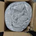 Outdoor Olefin Chaise Lounge Cushions with Pillow, 80"x 26"x5" Water Resistant and Fade Resistant Patio Furniture Lounge Chair Pads with Straps Ideal for Patio, Lawn, Garden, Light Gray