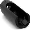 Apeixoto Oxygen Sensor Socket with Side Wire Cutout 1/2” Inch Drive x 7/8”(22mm) O2 Sensor Socket Removal Tool for Vehicles Black