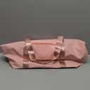 Duffle Bag for Travel, Carry-on Travel Bag with Trolley Sleeve, Sport Gym Bag for Women, Overnight Bag for Men, Hospital Bag for Labor and Delivery (Pink)