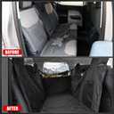 Mabett Dog Seat Covers for Ford Maverick 2025 2024 2023 2022 Accessories, Back Seat Hammock Extender for Pets Include Door Sides and Headrests Protection-Hard Bottom Support 600D Oxford Cloth