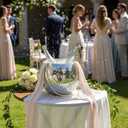 9.8 Inch Disco Ball Ice Bucket, Mirror Silver Cooler for Wine, Beer & Champagne, Perfect Retro Party Accessory