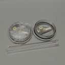 2 Pack 40 oz Tumbler Flip Straw Lid Replacement fit for HydroJug(Only), Spill Proof Splash Resistant Tumbler Lids,Reusable Leak Proof Tumbler Cover for Cup Accessories (Cream)