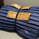 Self Inflating Sleeping Pad with Electric Pump, 4" Ultra-Thick Memory Foam Camping Pad with Pillow, 9.5 R-Value Insulated Camping Mattress, Navy Blue
