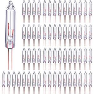 Mudder 100 Pcs Mini Christmas 2.5 Volt Replacement Light Bulbs for Christmas Trees Decorative Light Supplies Indoor Outdoor Xmas Decor, 0.17 Ampere, 0.42 Watt (Clear)