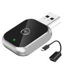 Android Auto Wireless Adapter Carplay - 2 in 1 Wireless Android Auto Car Adapter & Car Play, Stable Control No Delay [2026 Upgraded] Silver