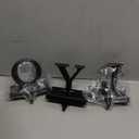 MCEAST Pack of 3 Christmas Stocking Holders Metal Mantel Stocking Clips Fireplace Stocking Hangers for Christmas Decoration, Black